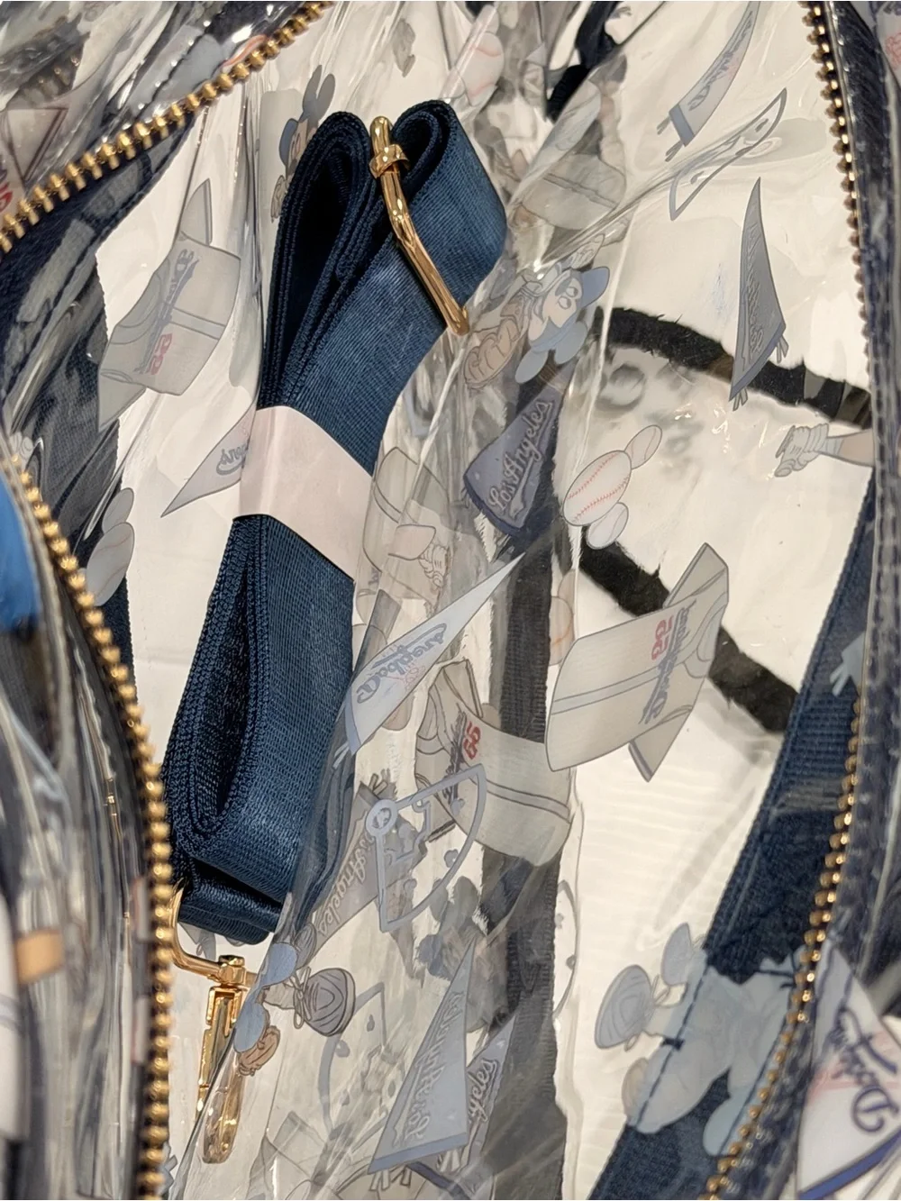Women's Micky Mouse dodger clear bag